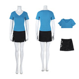 One Piece Season 2 Live Action Nami Cosplay Costume Blue Suit Becostume