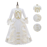 Marie Antoinette Women's Queen Rococo Ball Gown Gothic Victorian Dress Becostume