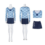 One Piece Season 2 Live Action Nami Cosplay Costume Blue Suit Becostume