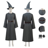 Gandalf Costume Adult Wizard Costume Mens Gray Lord Rings Cosplay Suit Becostume