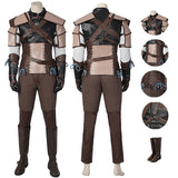 The Witcher 3 Wild Hunt Geralt of Rivia Cosplay Costume Halloween Suit Becostume