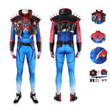 Marvel Rivals Spider Punk Cosplay Costume Halloween Outfits Becostume
