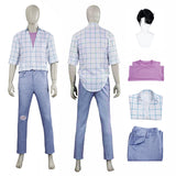 Kpop Demon Hunters Saja Boys Jinu Cosplay Costume With Wig Halloween Outfit Becostume