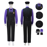FNAF Five Nights at Freddy's William Afton Cosplay Costume Halloween Suit BEcostume