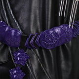 Deluxe Kpop Demon Hunters Mira Combat Cosplay Costume Black Leather Halloween Suit Becostume