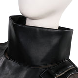 Deluxe Kpop Demon Hunters Mira Combat Cosplay Costume Black Leather Halloween Suit Becostume