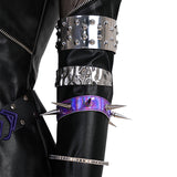 Deluxe Kpop Demon Hunters Mira Combat Cosplay Costume Black Leather Halloween Suit Becostume