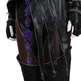 Deluxe Kpop Demon Hunters Mira Combat Cosplay Costume Black Leather Halloween Suit Becostume