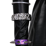 Deluxe Kpop Demon Hunters Mira Combat Cosplay Costume Black Leather Halloween Suit Becostume