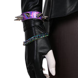 Deluxe Kpop Demon Hunters Mira Combat Cosplay Costume Black Leather Halloween Suit Becostume