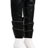 Deluxe Kpop Demon Hunters Mira Combat Cosplay Costume Black Leather Halloween Suit Becostume