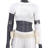 Star Wars Padme Amidala White Cosplay Costume Attack of the Clones Hallwoeen Outfit Becostume