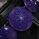 Deluxe Kpop Demon Hunters Rumi Combat Cosplay Costume Black Leather Halloween Suit Becostume