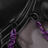 Deluxe Kpop Demon Hunters Rumi Combat Cosplay Costume Black Leather Halloween Suit Becostume