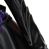 Deluxe Kpop Demon Hunters Rumi Combat Cosplay Costume Black Leather Halloween Suit Becostume