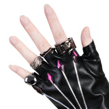 Deluxe Kpop Demon Hunters Rumi Combat Cosplay Costume Black Leather Halloween Suit Becostume