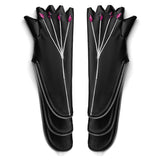 Deluxe Kpop Demon Hunters Rumi Combat Cosplay Costume Black Leather Halloween Suit Becostume