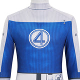 2025 Movie The Fantastic 4 Human Torch Cosplay Costumes Jumpsuit Becostume