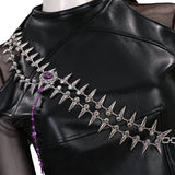 Deluxe Kpop Demon Hunters Zoey Combat Cosplay Costume Black Leather Halloween Suit Becostume