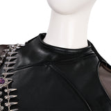 Deluxe Kpop Demon Hunters Zoey Combat Cosplay Costume Black Leather Halloween Suit Becostume