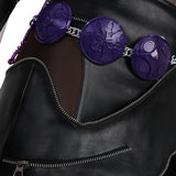 Deluxe Kpop Demon Hunters Zoey Combat Cosplay Costume Black Leather Halloween Suit Becostume