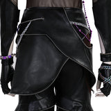 Deluxe Kpop Demon Hunters Zoey Combat Cosplay Costume Black Leather Halloween Suit Becostume