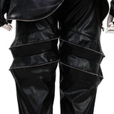 Deluxe Kpop Demon Hunters Zoey Combat Cosplay Costume Black Leather Halloween Suit Becostume