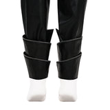 Deluxe Kpop Demon Hunters Zoey Combat Cosplay Costume Black Leather Halloween Suit Becostume