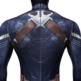Captain America 2 Steve Rogers Jumpsuit Cosplay Costume Print Becostume