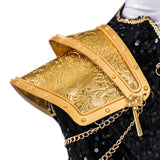 Kpop Demon Hunters Rumi Golden Black Performance Dance Outfit Ver2 Becostume