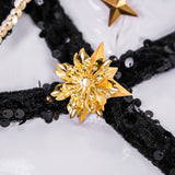 Kpop Demon Hunters Rumi Golden Black Performance Dance Outfit Ver2 Becostume