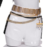 Kpop Demon Hunters Rumi Golden Black Performance Dance Outfit Ver2 Becostume