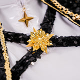 Kpop Demon Hunters Rumi Golden Black Performance Dance Outfit Ver2 Becostume