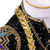 Kpop Demon Hunters Rumi Golden Black Performance Dance Outfit Ver2 Becostume