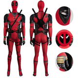 Deadpool Bodysuit Deadpool 3 Wade Wilson HD Print Cosplay Suit with Headwear