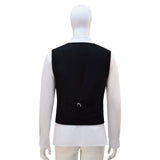 Doctor Who 12th Dark Black Vest with White French Shirt Cosplay Costume BEcostume