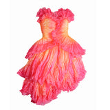 Wicked Witch Glinda Cosplay Costume Halloween Colorful Suit BEcostume