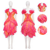 Wicked Witch Glinda Cosplay Costume Halloween Colorful Suit BEcostume