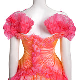 Wicked Witch Glinda Cosplay Costume Halloween Colorful Suit BEcostume