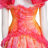 Wicked Witch Glinda Cosplay Costume Halloween Colorful Suit BEcostume