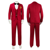 Mens Beetlejuice Wedding Suit Costume Halloween Cosplay Outfit BEcostume