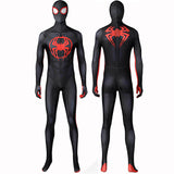 Spiderman Into the Spider Verse Miles Morales Suit Miles Costume Bodysuit Jumpsuit BEcostume