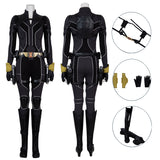 Superhero Black Widow Cosplay Natasha Romanoff Costume Halloween Party Suit