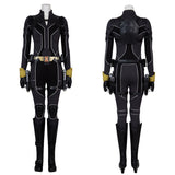 Superhero Black Widow Cosplay Natasha Romanoff Costume Halloween Party Suit