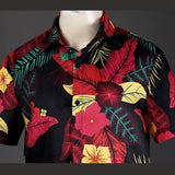 BEcostume 2023 One Piece Monkey D. Luffy Floral Shirt Luffy Flower Hawaiian Full Set with Hat