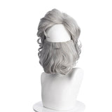 The Christmas Chronicles Santa Cosplay Wig Grey Hair Beard Santa Claus Kurt Russell Wig