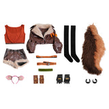 Squirrel Girl Doreen Green Leather Cosplay Costume Marvel Rivals Halloween Outfit BEcostume