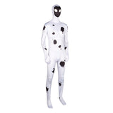 White Spot Spider Man Bodysuit Across the Spider Verse Villain Zentai Jumpsuit Adults BEcostume