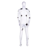 White Spot Spider Man Bodysuit Across the Spider Verse Villain Zentai Jumpsuit Adults BEcostume