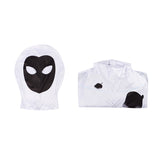 White Spot Spider Man Bodysuit Across the Spider Verse Villain Zentai Jumpsuit Adults BEcostume